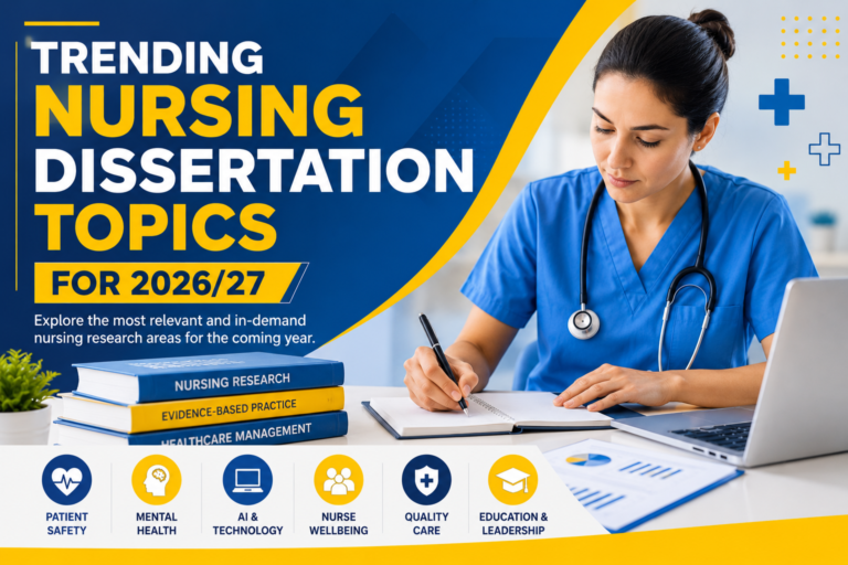 Trending Nursing Dissertation Topics for 2026/27